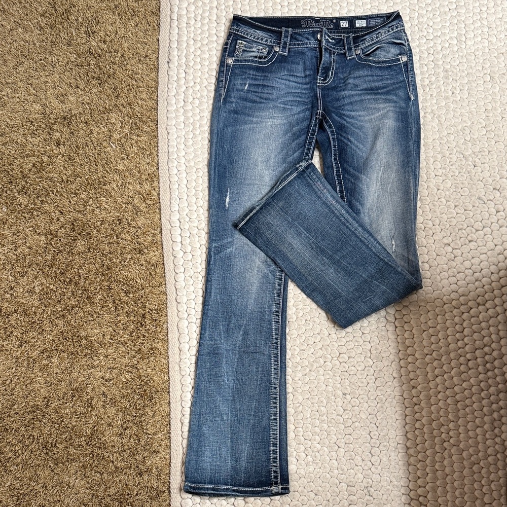 Miss Me Women's Classic Blue Boot Cut Jeans